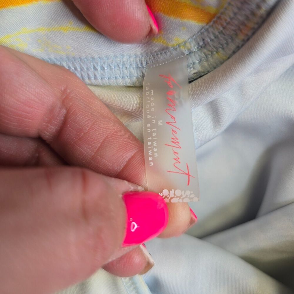 Free People Leggings Womens 2 Movement Crossover Double Take Colorful Athleisure - Picture 10 of 14